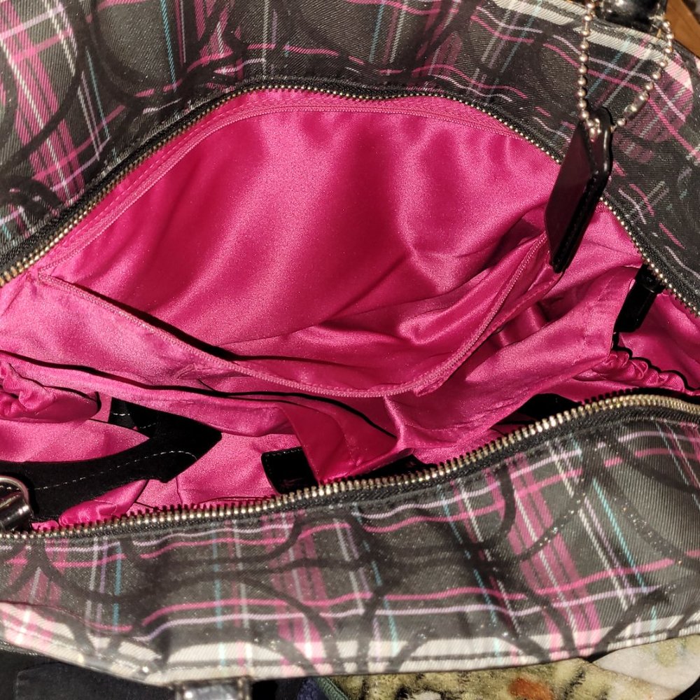 Coach Tartan diaper bag - Picture 2 of 6